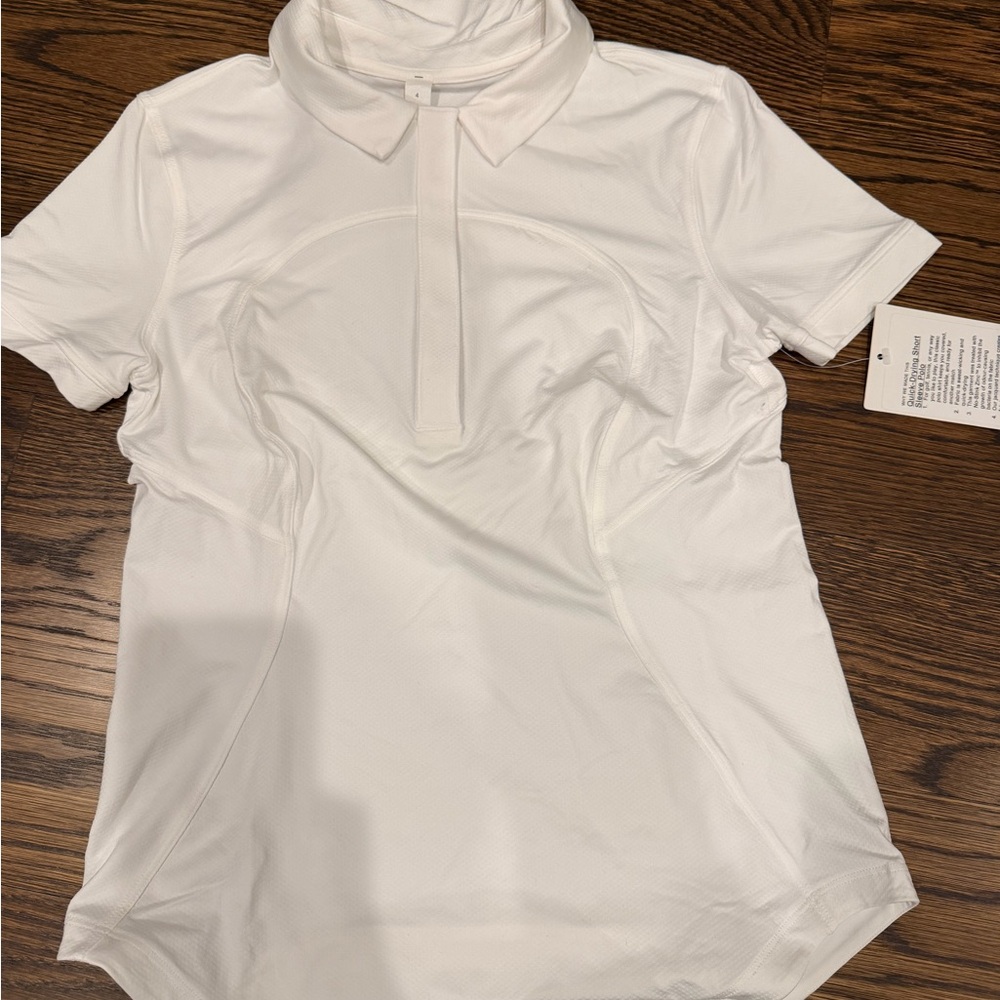 lululemon athletica White Button Down Shirt